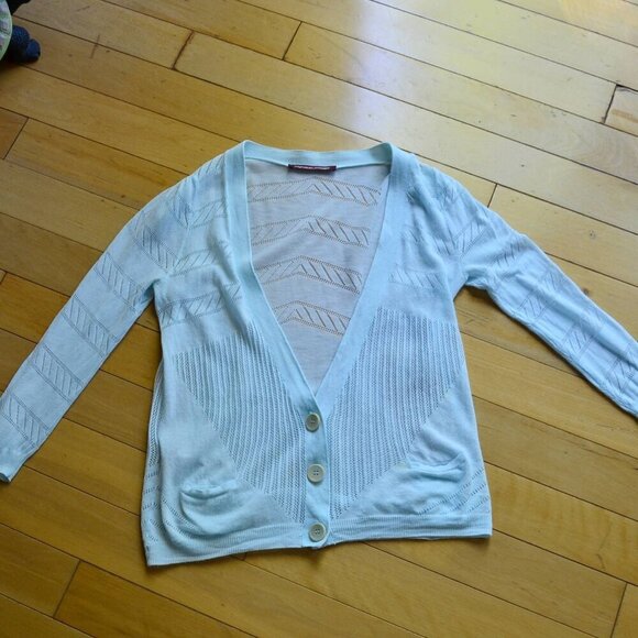 Comptoir Des Contonniers Sweaters - Comptoir Des Cotonniers Crochet Cutout Cardigan Size XS